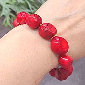 Украшения handmade. Livemaster - original item Bracelet hard natural red coral. Handmade.