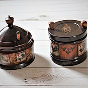Посуда handmade. Livemaster - original item Set of jars for loose 