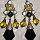 Vintage Earrings 'Gold Sphinx' from Altmann & Brditschka. Vintage earrings. Amalia-jewelry talisman. My Livemaster. Фото №4