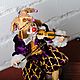  Мелодия души, клоун со скрипкой, Интерьерная кукла, Казань,  Фото №1