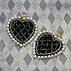 Hearts Earrings. Earrings. Himawari shop. Online shopping on My Livemaster.  Фото №2