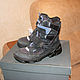 Winter boots for boy size 33 Ecco, black boots, Vintage shoes, Moscow,  Фото №1