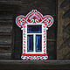 Резное окно, Брошь-булавка, Омск,  Фото №1