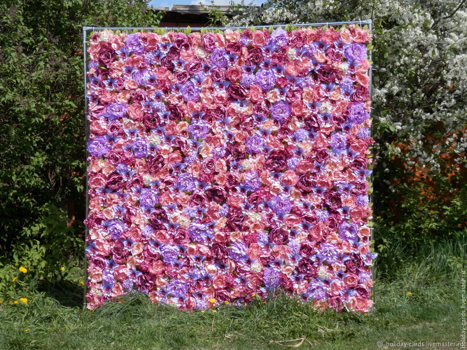 Панели из цветов купить в интернет-магазине Ярмарка Мастеров по цене ...