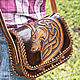 Leather handbag for women 'Fenrir', Classic Bag, Krasnodar,  Фото №1