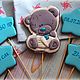 Order Gingerbread metrics with Teddy bear. cookiezanna. Livemaster. . Gingerbread Cookies Set Фото №3