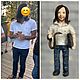 Cotton Christmas tree toy according to the photo. Portrait Doll. (Tanyatyrina). My Livemaster. Фото №11
