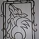 Forged picture 'Wolf'. Pictures. Artistic forging Nemkova. Online shopping on My Livemaster.  Фото №2