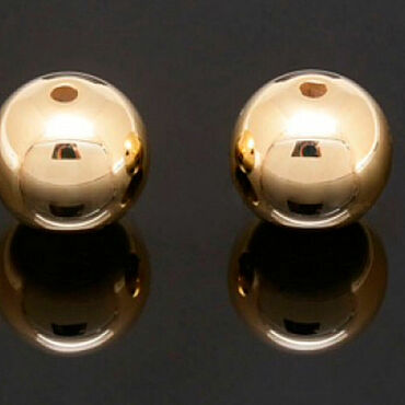 Украшения ручной работы. Ярмарка Мастеров - ручная работа Бусины 12 мм позолота Южная Корея. Handmade.