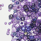 Материалы для творчества handmade. Livemaster - original item Beads mix Toho 3207 5g Lilac. Handmade.