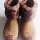 boots: Felted women's boots with fur trimming. Felt boots. Saenko Natalya. Online shopping on My Livemaster.  Фото №2
