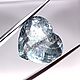 17.43 ct. Аквамарин, сердце. Мозамбик. + гемм. заключение. Кристаллы. Зов Камня - магазин украшений. Ярмарка Мастеров.  Фото №4