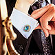 Cufflinks for men Oscar. Cufflinks with blue stone. Men's cufflinks, Cuff Links, Armavir,  Фото №1