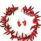 Jewelry sets: rare 'Wild Red coral', Jewelry Sets, Moscow,  Фото №1