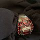 Винтаж: Антикварное серебряное кольцо, 17 гранатов, 30 цирконов, Англия, 1950е. Кольца винтажные. Fairy Elvi Creations. Ярмарка Мастеров.  Фото №5