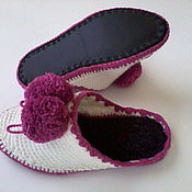 Обувь ручной работы handmade. Livemaster - original item Home Slippers ( wool ). Handmade.