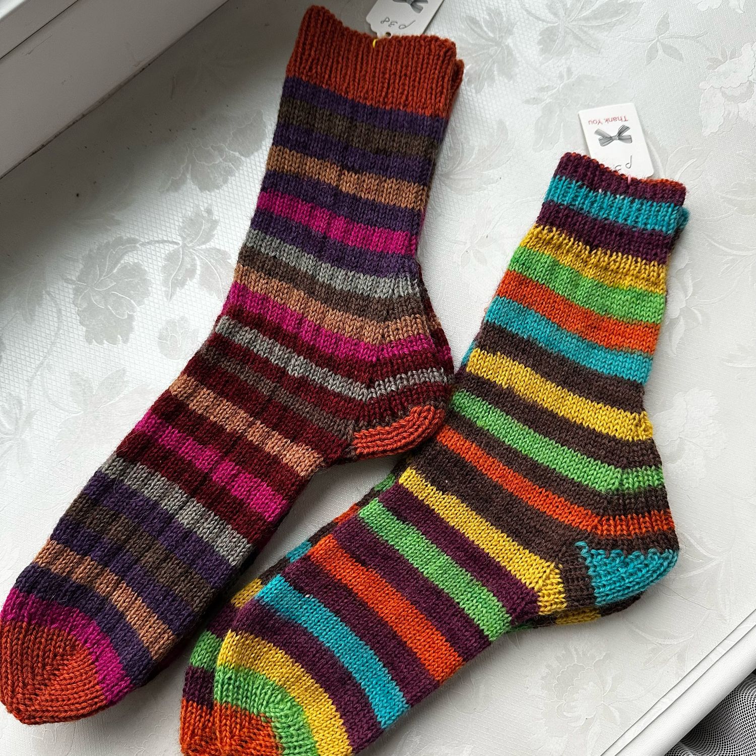 Носки вязаные в интернет-магазине Ярмарка Мастеров по цене 990 ...