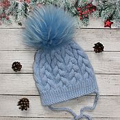 Аксессуары handmade. Livemaster - original item Knitted mohair hats. Handmade.