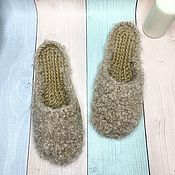 Обувь ручной работы handmade. Livemaster - original item Closed slippers. women`s Slippers. Handmade.