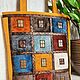 Order Shopper Hundertwasser's house, women's large bright bag, 252. a-vesta. Livemaster. . Shopper Фото №3