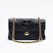 Сумки и аксессуары handmade. Livemaster - original item Handbag on a chain made of genuine crocodile leather. Handmade.
