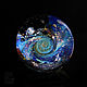 Glass ball Cosmonautics Day. Sphere Meditation Universe Cosmos Marble. Kaleidoscopes. Olga Bukina Cosmic glass. Online shopping on My Livemaster.  Фото №2