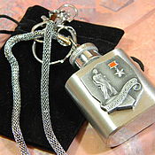Сувениры и подарки handmade. Livemaster - original item Flask keychain 30 ml 