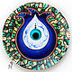 Decorative plate 'eye of Fatima' amulet in the house, Decorative plates, Krasnodar,  Фото №1