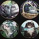 A delightful collection of plates with kittens, England, Vintage interior, Moscow,  Фото №1