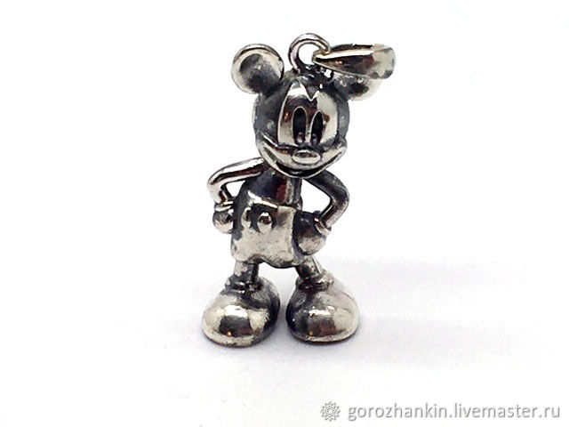 Year Of The Rat 2020: Mickey Mouse Pendant silver, Christmas gifts, Moscow,  Фото №1