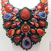 Украшения handmade. Livemaster - original item A set of jewelry from natural stones. Handmade.