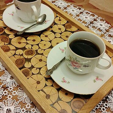 Для дома и интерьера ручной работы. Ярмарка Мастеров - ручная работа Поднос.. Handmade.