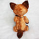 Cat. Red cat Teddy with a glass pendant. Teddy Toys. ATola. My Livemaster. Фото №4