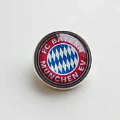 Украшения handmade. Livemaster - original item Icon football club of Bavaria. Handmade.