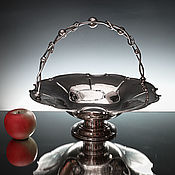 Посуда handmade. Livemaster - original item Silver Fruit Bowl.. Handmade.