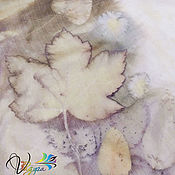 Аксессуары handmade. Livemaster - original item Scarves: silk scarf summer Gift, EcoPrint. Handmade.