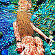 Follow me. Яркая летняя картина Море девушка ню, Картины, Санкт-Петербург,  Фото №1