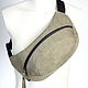 Waist bag: Green leather belt bag. Waist Bag. Lollypie - Modiste Cat. Online shopping on My Livemaster.  Фото №2