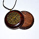Opening aroma bottle made of ash wood for essential oils WP61. Pendant. ART OF SIBERIA. My Livemaster. Фото №4