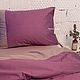 Purple bedding. Purple Duvet Cover Set. 100% cotton satin, Souvenirs by profession, Moscow,  Фото №1