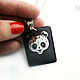 Transparent pendant, Panda Jewelry resin Unisex. Pendants. AllaLu Design. Online shopping on My Livemaster.  Фото №2