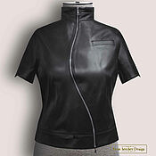 Одежда handmade. Livemaster - original item Carolina jacket made of genuine leather/suede (any color). Handmade.