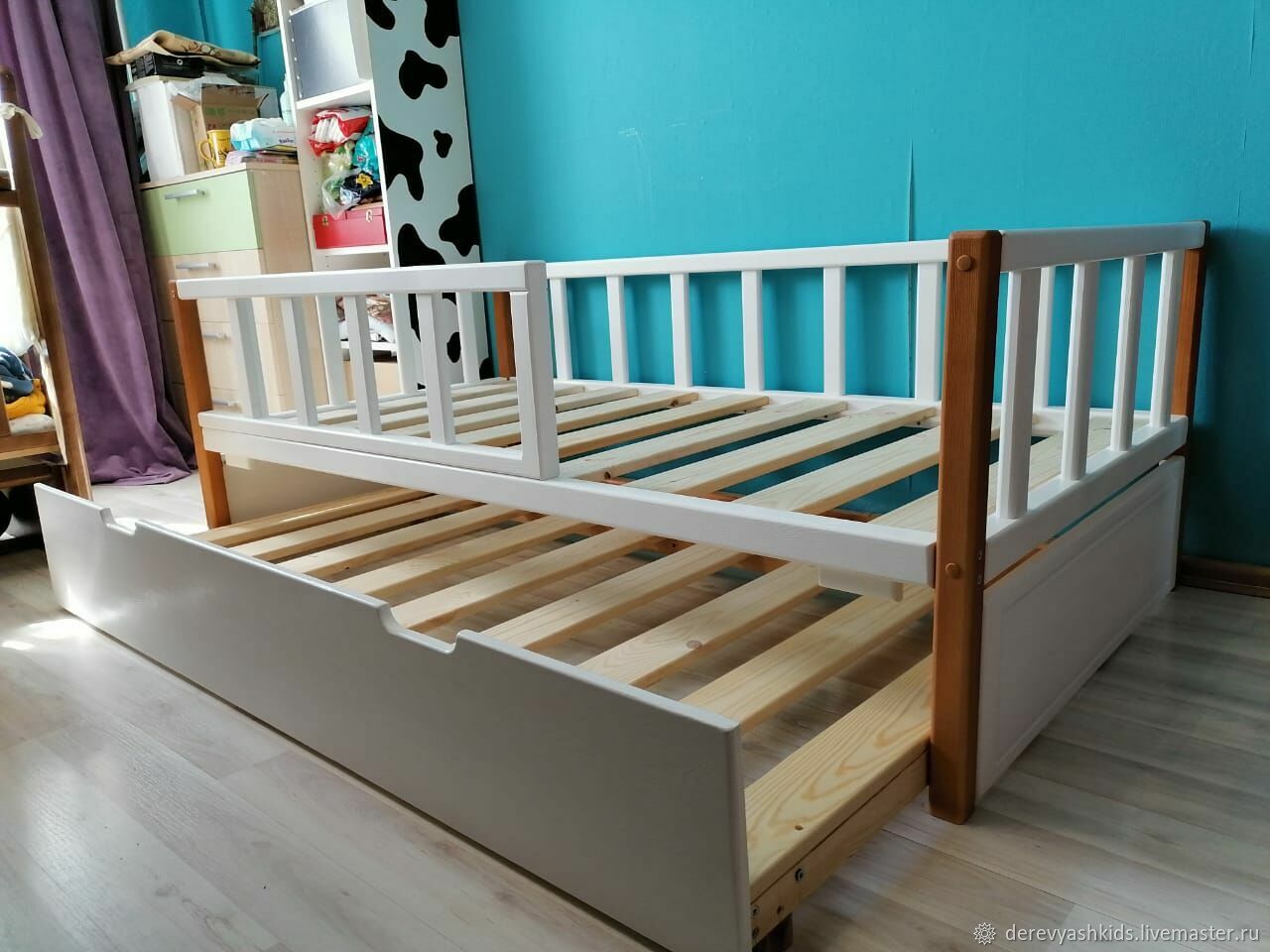 Кровать с дополнительным спальным местом ньютон