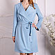 Order My Lady's summer long cardigan, blue trench dress with belt. Lara (EnigmaStyle). Livemaster. . Cardigans Фото №3