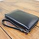 Wallet  clutch  purse made of black leather. Man purse. G.L.A.D.. My Livemaster. Фото №6