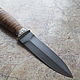 Order Knife dagger 'Highlander-1' Damascus birch bark. Artesaos e Fortuna. Livemaster. . Knives Фото №3