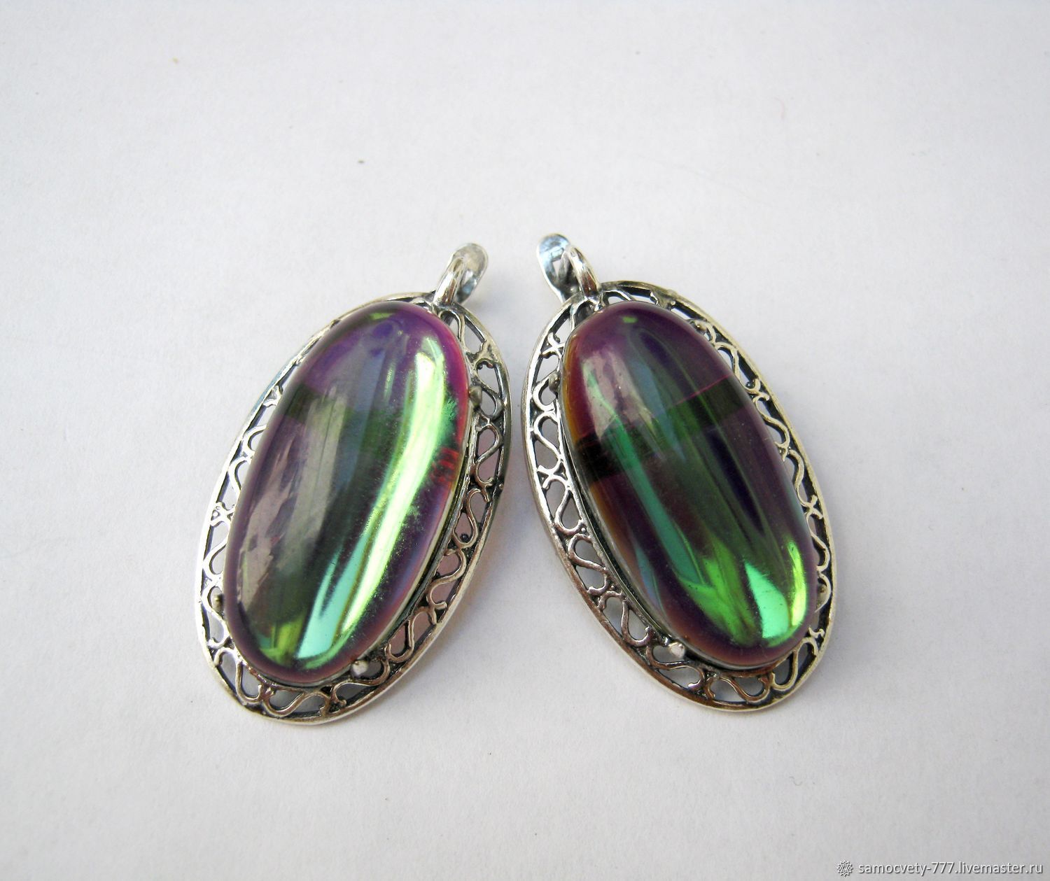 Silver Earrings Opal Mystic Online On Livemaster With Earrings Handmade Livemaster Silver Opal Mystic
