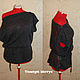 And tunic, and top, and vest oversized ` Night out..` from Italian kid-mohair. the art work of Tamara Matus. Fair Masters
