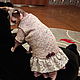 Cat clothes ' Dress warm-Dusty rose', Pet clothes, Biisk,  Фото №1