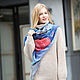 Cashmere Scarf blue pattern color shawl fashion women. Scarves. YUYE. Online shopping on My Livemaster.  Фото №2